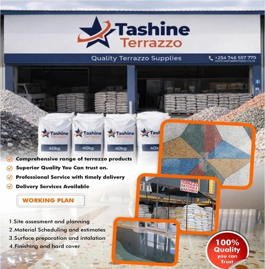 Tashine Terrazzo Logo